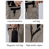 Pantalon tactique imperméable pour hommes, pantalon de Combat pour l'extérieur, multi-poches, résistant à l'usure, Cargo 6