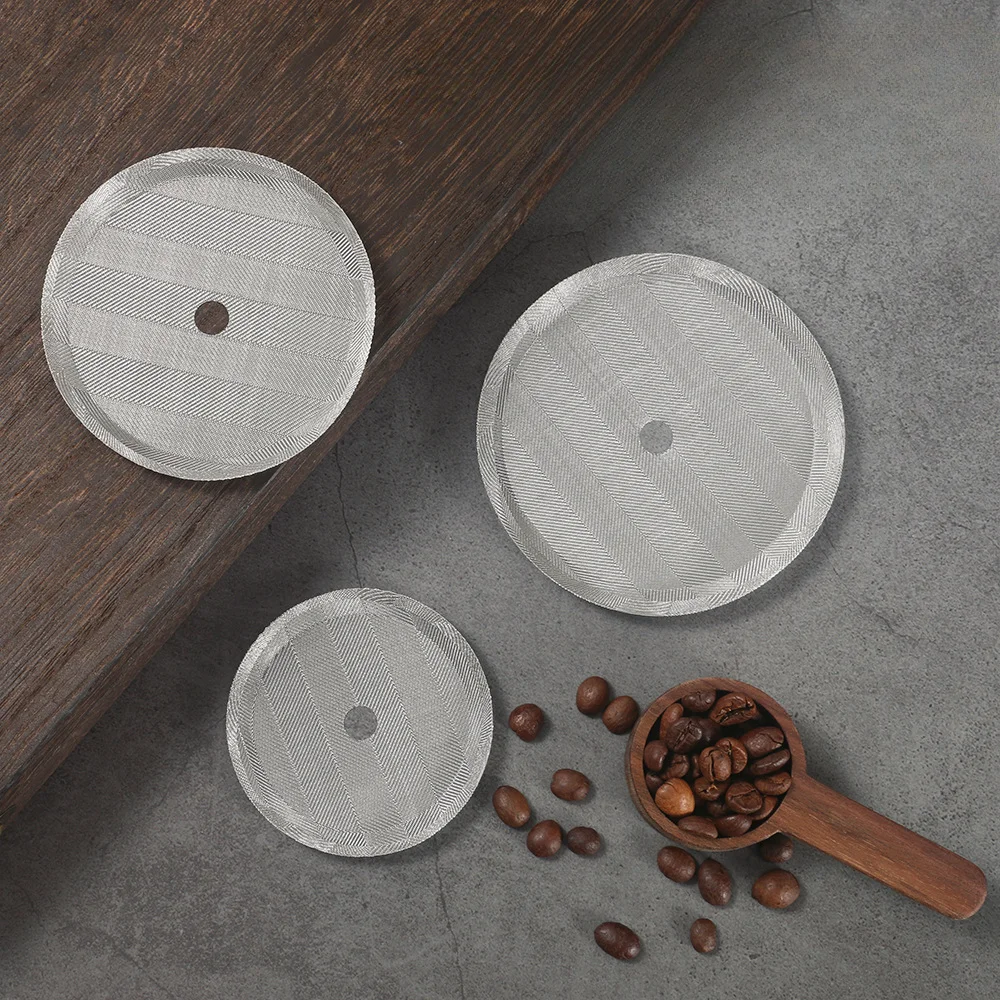 5 Pcs Reusable Coffee Filter Stainless Steel Coffee Filter Mesh for
