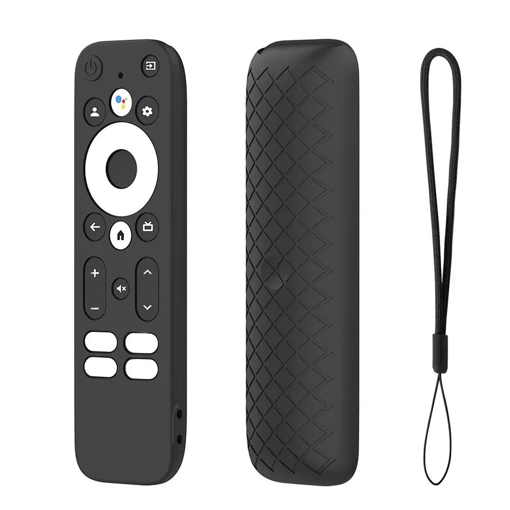Silicone Remote Control Case Shockproof Plain Color Remote Protector Protective Case for Onn. Android TV FHD Streaming Stick silicone remote case silicone remote cover silicone remote sleeve remote controller cover silicone case protector