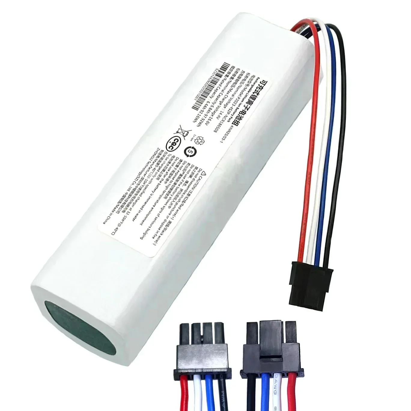 

100% новинка. Jia Аккумулятор для робота-пылесоса pack. 1T, 2T. STYTJ01ZHM. STYTJ02ZHM 14,4 V 6800 mAh