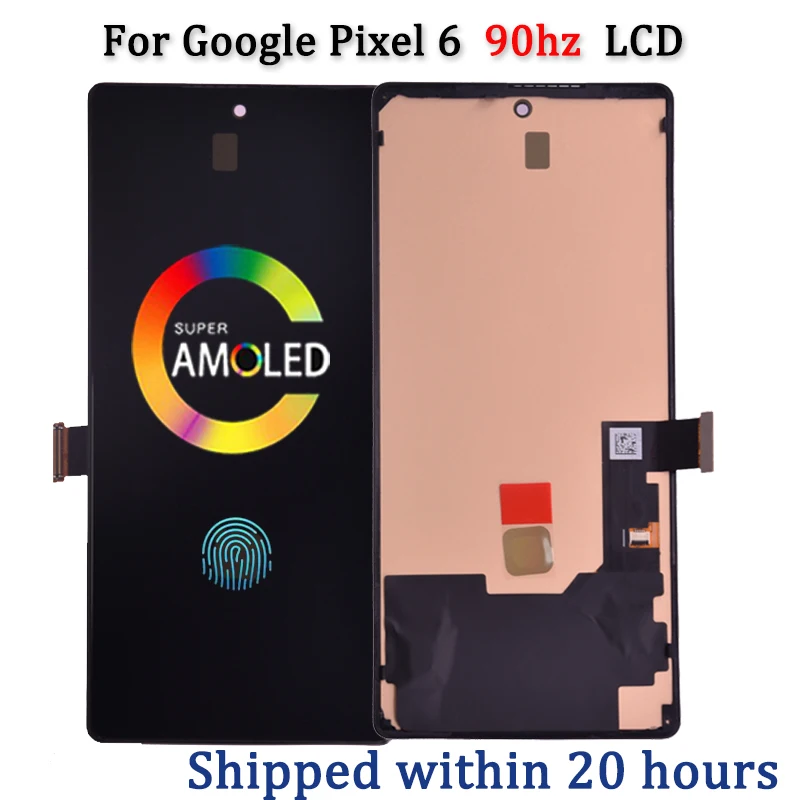 Google Pixel 6 LCD scherm / Display Assembly Black - Snelle telefoon- en tabletreparatie bij