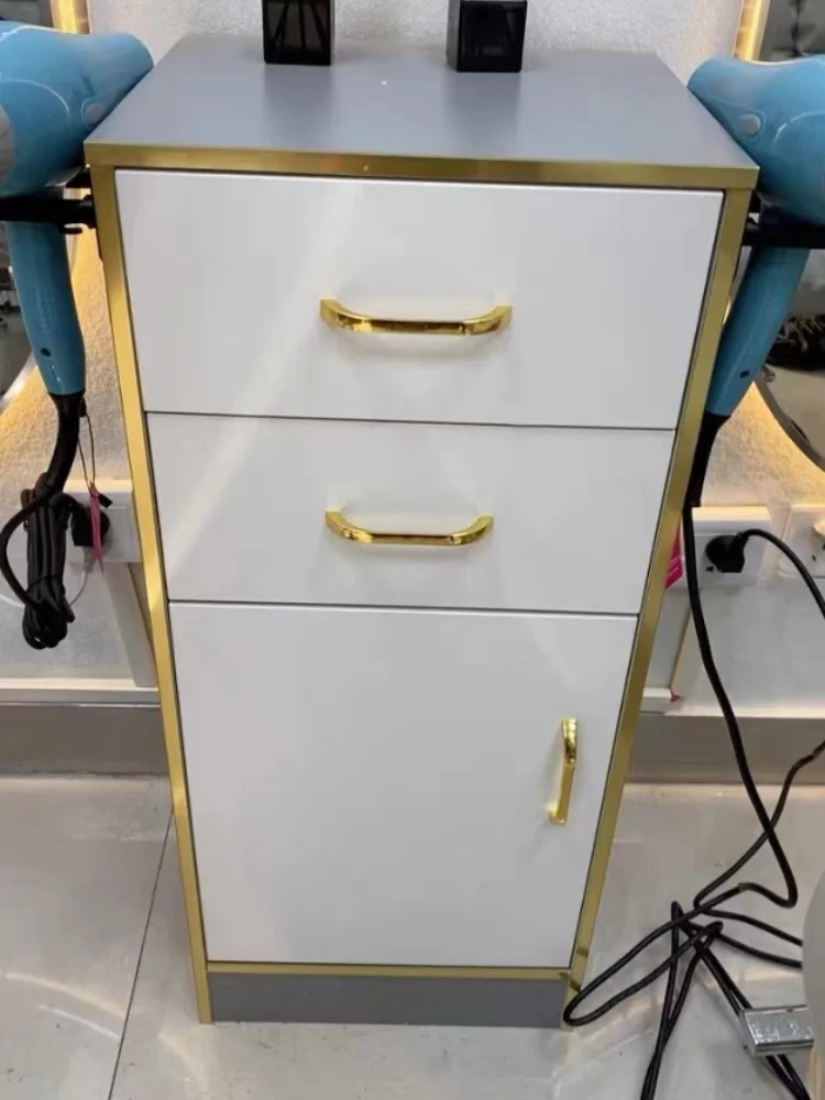 Description Picture 3 of itemWooden Tool Trolley Hair Salon Cart Tools Barber Shop Cabinet Multifunctional Spa Furniture Beauty Salon Supplies Trolley
