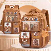 Waterproof Capybara Backpack Large Capacity Alleviate Burden School Bag Protecting Spine Widen Straps Backpack for Students 1