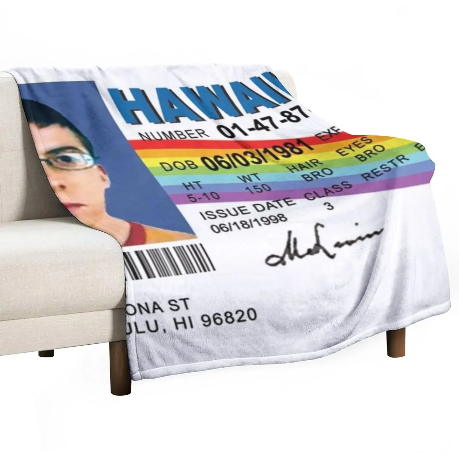 

mclovin Throw Blanket Weighted Hair Blankets