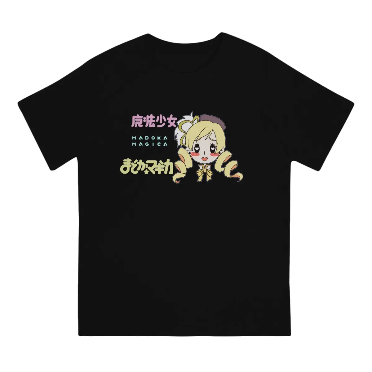 

Mami T Shirt Men's 100% Cotton Funny T-Shirts O Neck Puella Magi Madoka Magica Anime Tees Short Sleeve Clothing New Arrival