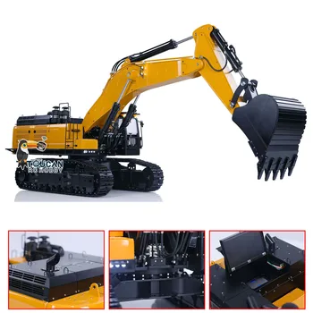 K980 SY980H KABOLITE RC metalowa ciężka koparka SANY 1/14 hydrauliczna koparka do uziemienia Model świetlny nagłośnienie zabawka do montażu