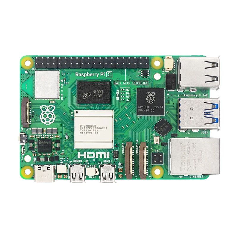 Official Raspberry Pi 5 16GB 8GB 4GB RAM BCM2712 Cortex-A76 2.4GHz LPDDR4X-4267