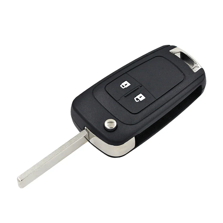 2/3/4 Buttons Keyless-go Folding Remote Key for Chevrolet 433MHz with ID46 Chip HU100 Balde (after market) car remote key car key