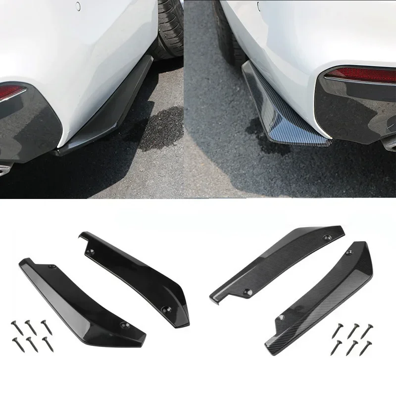 ABS Rear Bumper Lip Diffuser Splitter Set for Cars