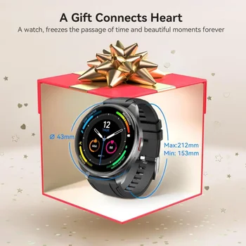 Smart Watch for Men & Women, Wireless Calling Dialing 100+ Sport Modes Fitness Tracker with Various APP Reminders Call Message Reminder Touch Screen Compatible with IOS Android Wearable Smart Bracelet Digital Wristwatch Fall Gift 2