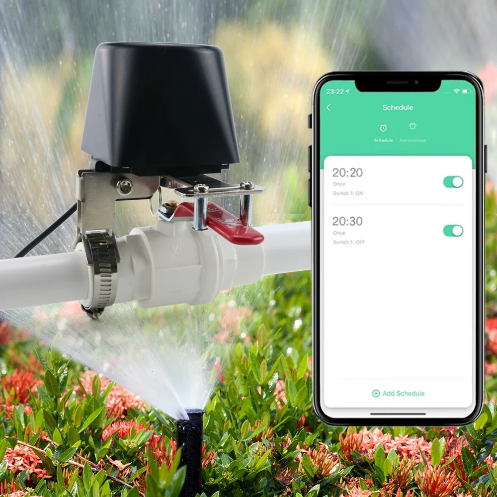 Smart Tuya WiFi Water Valve Zigbee Gas Shutoff Con...