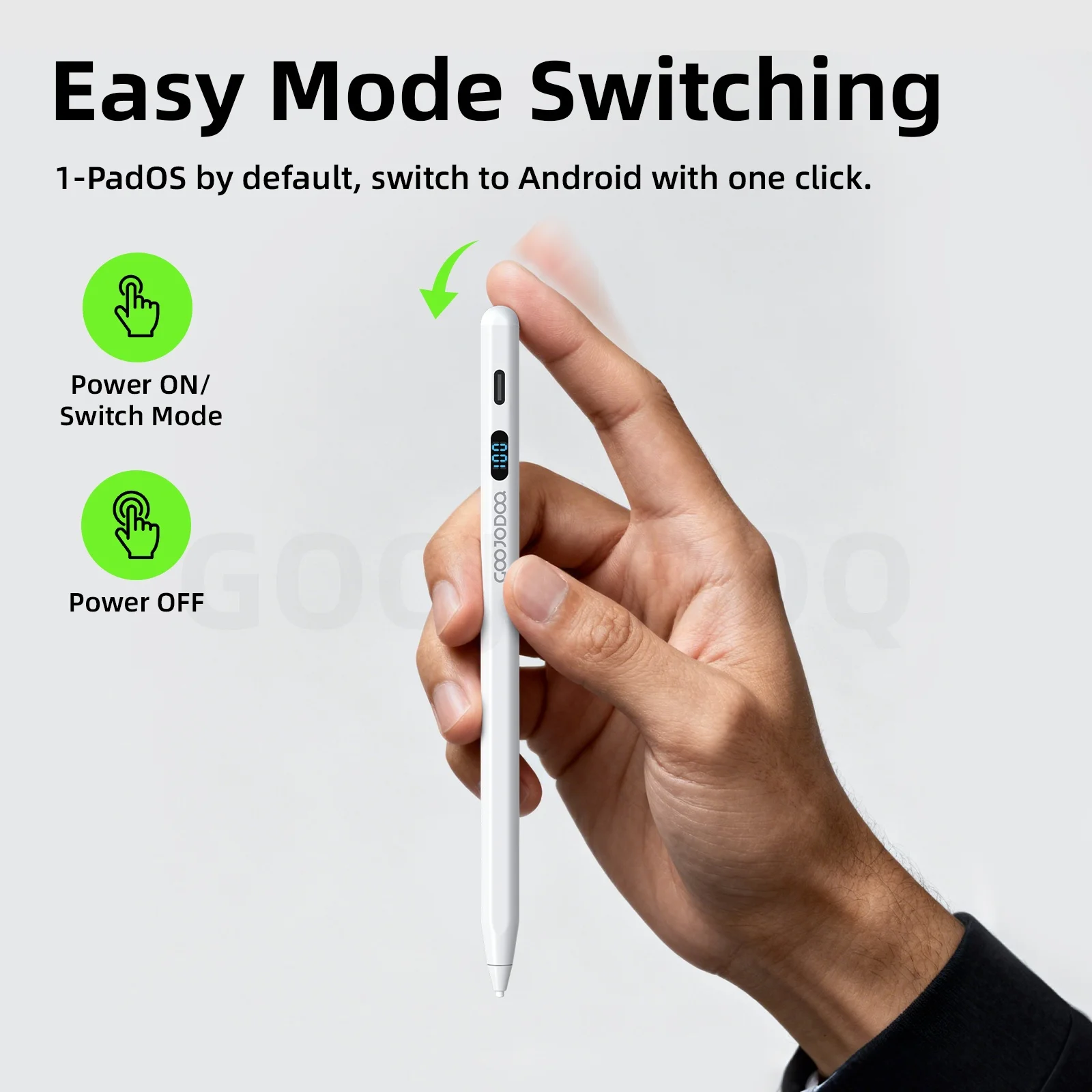 Goojodoq GD17 Stylus Pen Dual System For iPad and Android