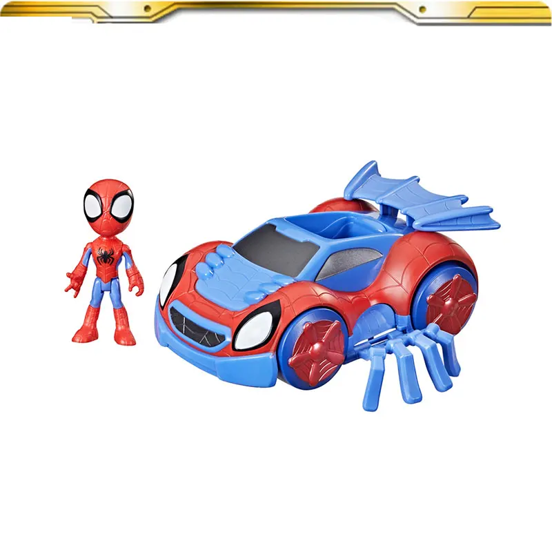 Marvel Spider-Man Spidey Man et ses amis magiques, déformation, voiture de  sport, version Q, figurine d'action, jouet modèle à collectionner -  AliExpress