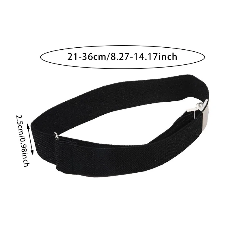Rutschfestes Metallarmband, Stretch-Strumpfband, Hemdärmelhalter, Unisex-Ärmelhalter, Armbinden, elastisches Armband-Zubehör (nicht Paar) – Detail 14