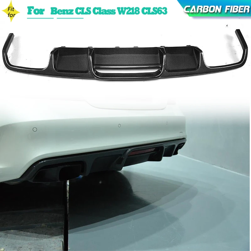 Carbon Fiber Rear Diffuser For Mercedes Benz CLS Class W218 CLS63 AMG S