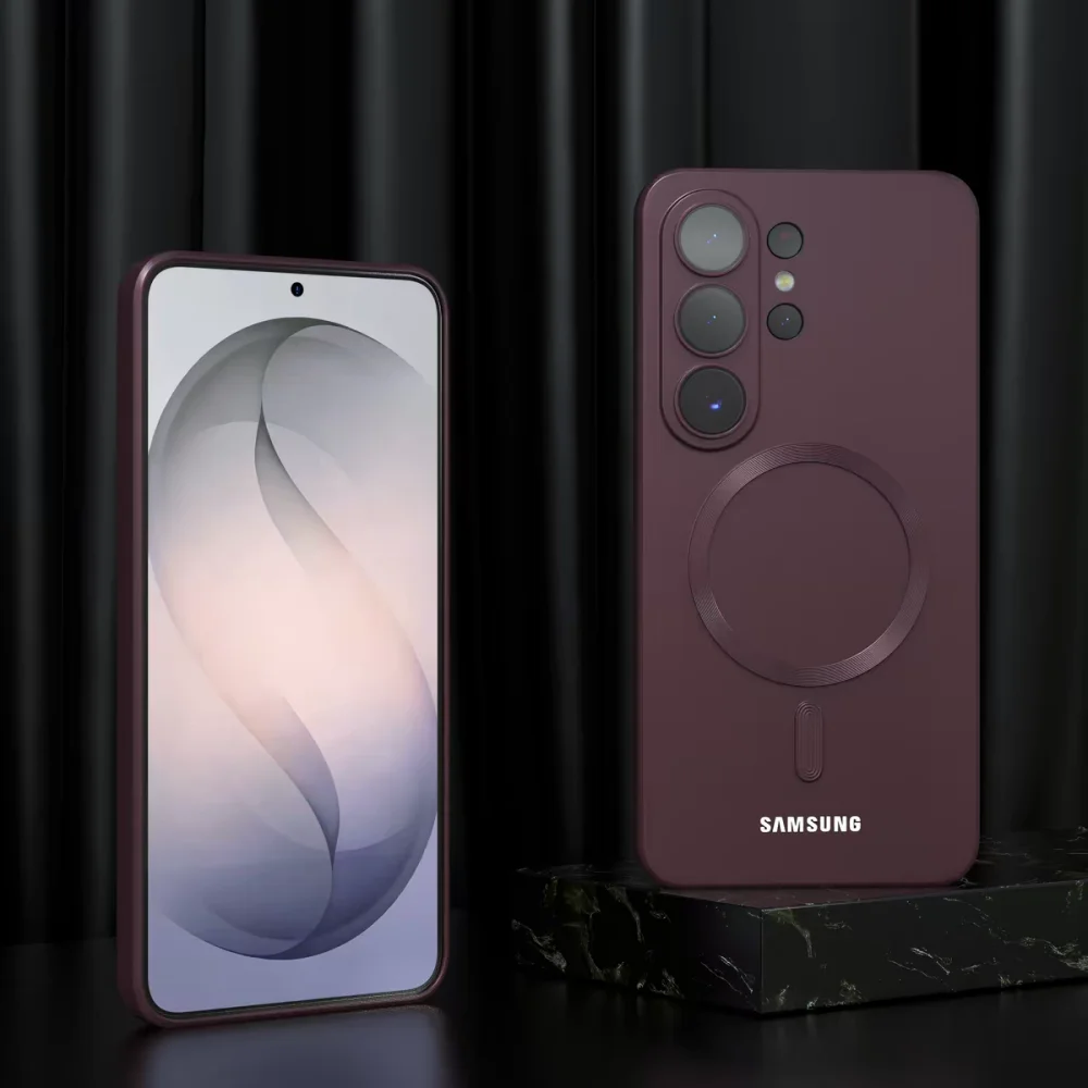 Magnetic Wireless Charging Soft Silicone Case - Enhanced Protection