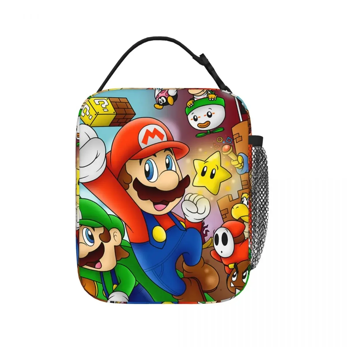 

Изолированные сумки для обеда в стиле Super-Mario с героями аниме, герметичные сумки для пикника, термоохлаждающий Ланч-бокс, сумка для обеда для женщин, для работы, для детей и школы