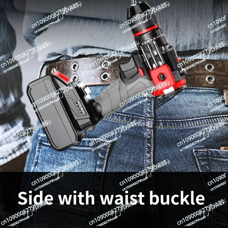 Nanwei 21v 브러시리스 녹아웃 드릴 가정용 임팩트 드릴 전기 드라이버 금속 래칫 척