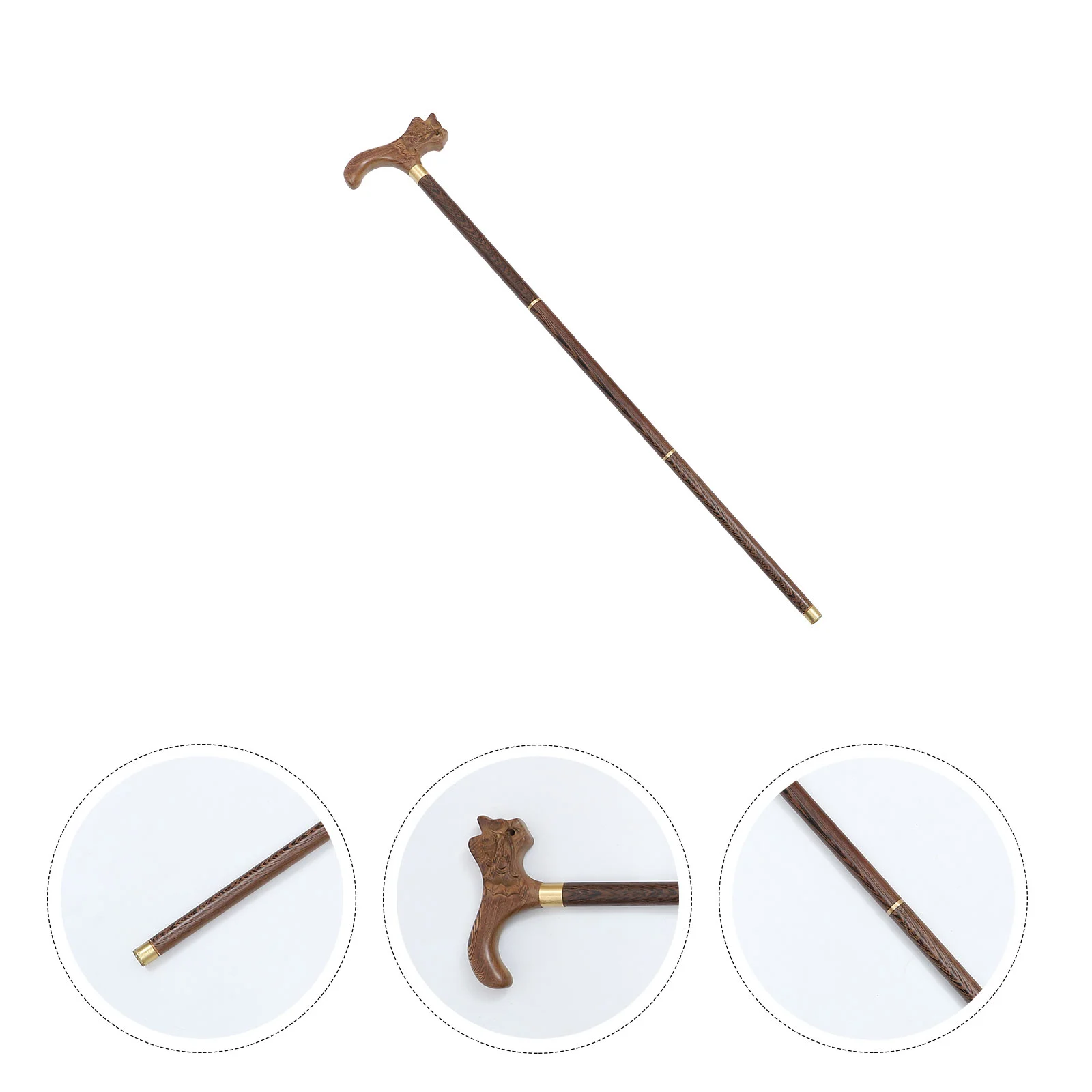 

Detachable Travel Walking Stick Pole Anti-Skid Walking Pole For Elderly Outdoor Detachable Walking Stick Self-Defense Stick