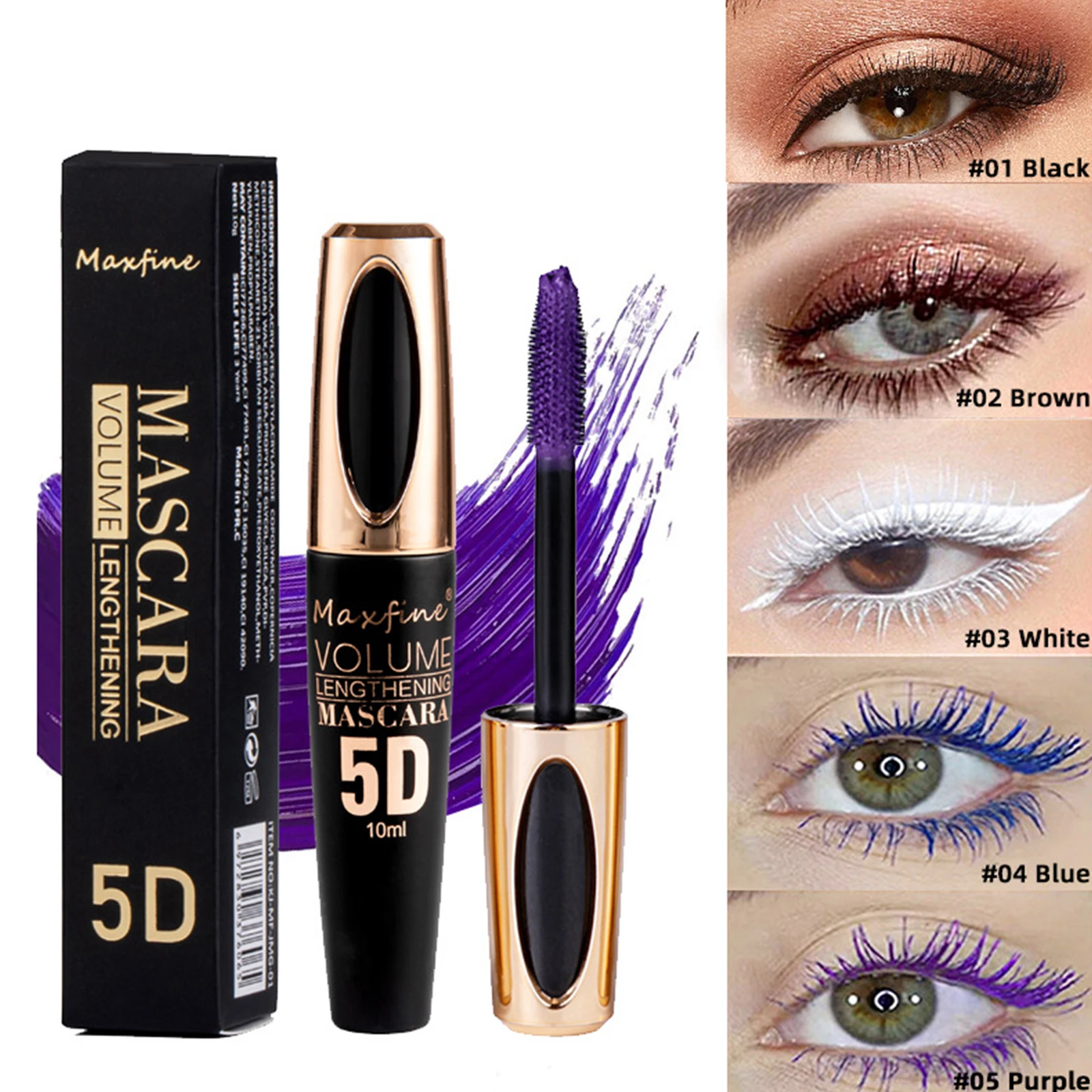 5D Eyelash Mascara Long Lasting Waterproof Eyelashes Extension Eye