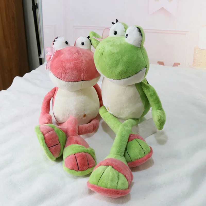 

35cm Frog Plush Toy Soft Stuffed Pillow Magic Expression Pepe The Frog Animal Plush Doll Birthday GIfts For Kids