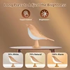 LED Night Light 3 Colors Touch Switch Bedside Light Dimmable Bird Lamps Lasting and Durable Protection Eye Warm Home Decorations 5