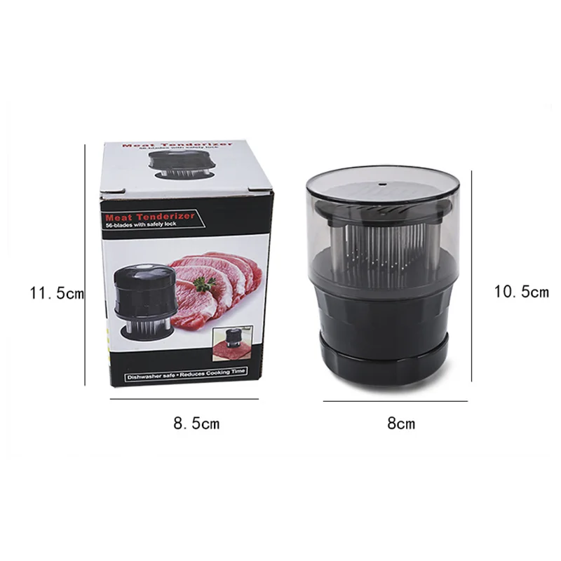 Meat Tenderizer Meat Hammer Meat Tenderizer 56 Blades Needle Tender Meat Needle with Broken Tendons Pork Chop Chicken Chop Chicken Wings Hammer