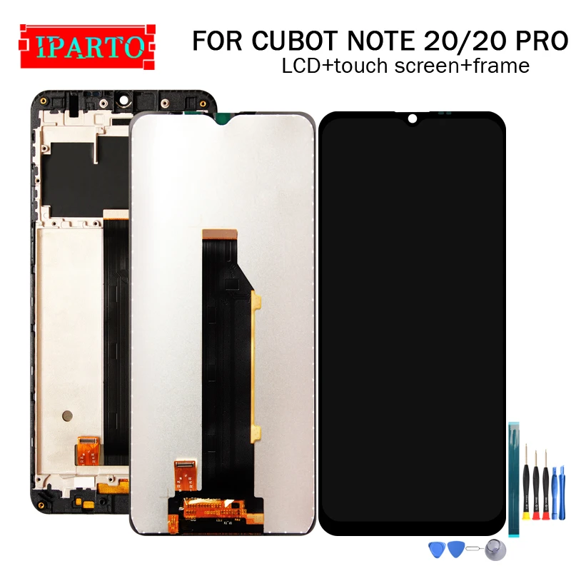 ЖК-дисплей для CUBOT NOTE 20 6 5 дюйма с дигитайзером сенсорного экрана и рамкой в сборе