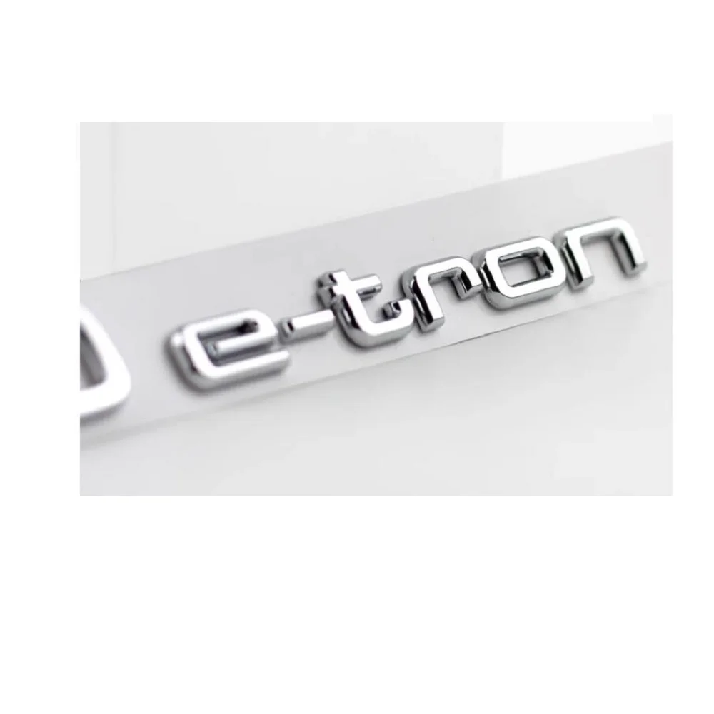Gloss Black Trunk Letters Badge Emblems for Audi Q2 Q2L Q3 Q4 Q5 Q6 Q7 Q8 Q8L 30 35 40 45 55 e-tron 45etron 50etron  Symbols