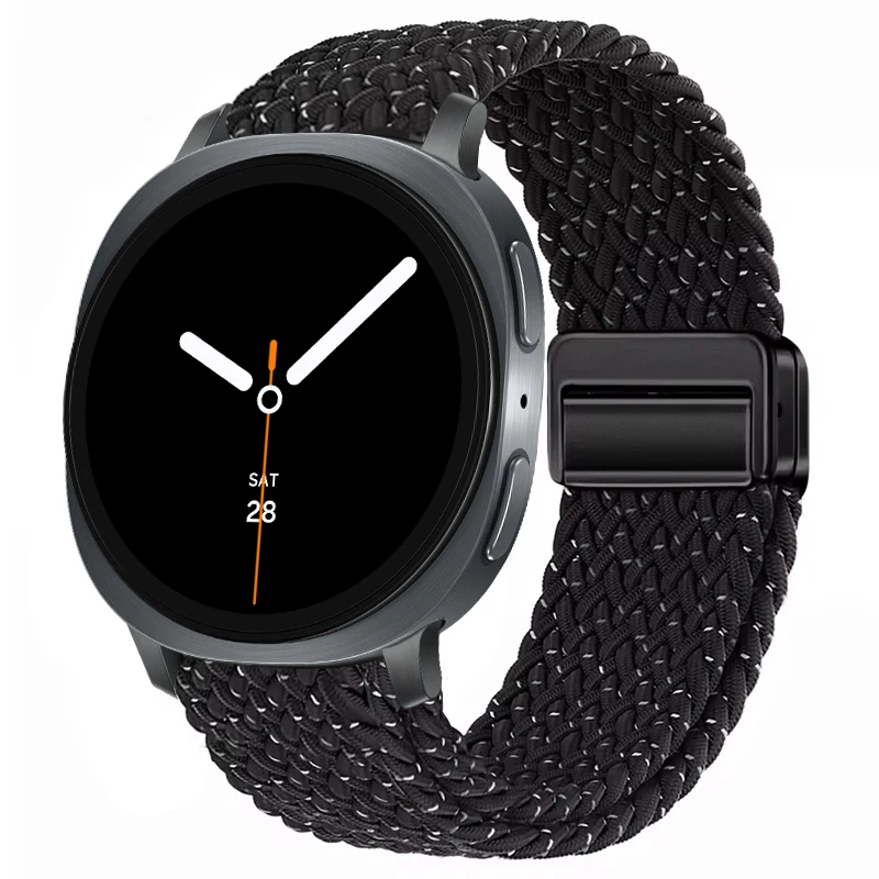 Braided Nylon Solo Loop Magnetic Sports Band Bracelet