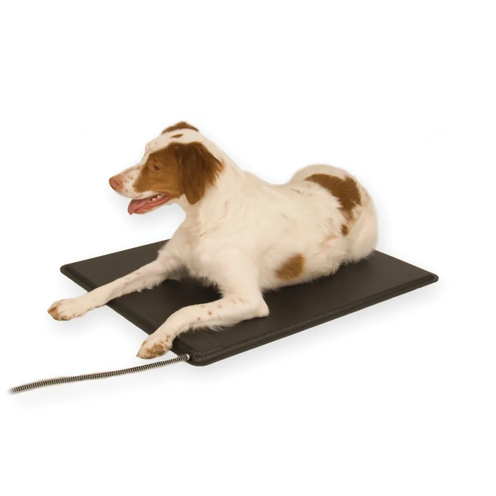 

dog mat, outdoor heated dog mat, constant temperature control, including ultra soft detachable cover, 22.5 x 16.5 inches