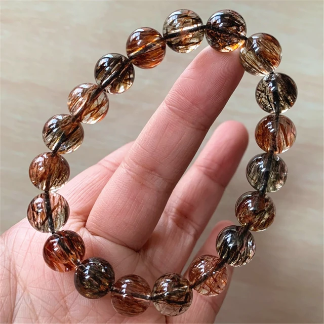 15.6mm Natural Copper Rutilated Quartz Cat Eye India | Ubuy