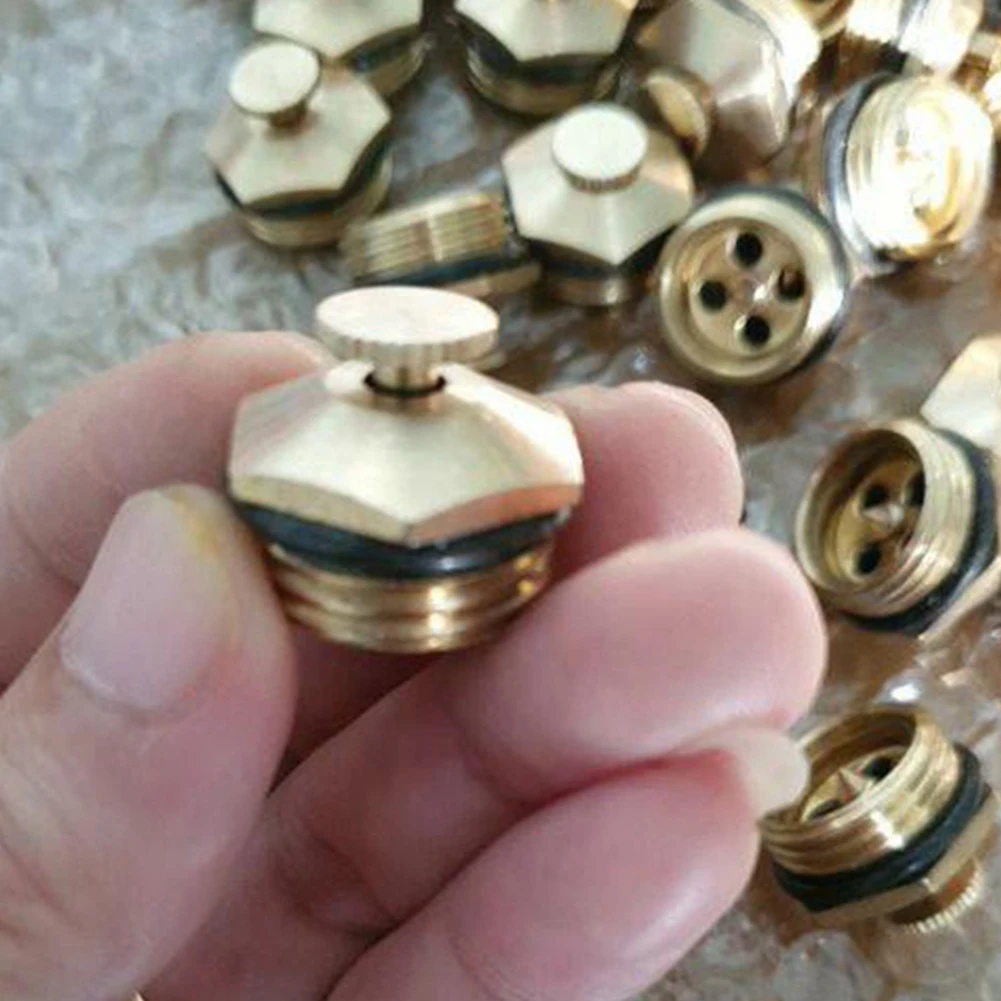 G12 Brass Sprinkler Head Adjustable 360Degree Nozzle for Garden Irrigation Needs