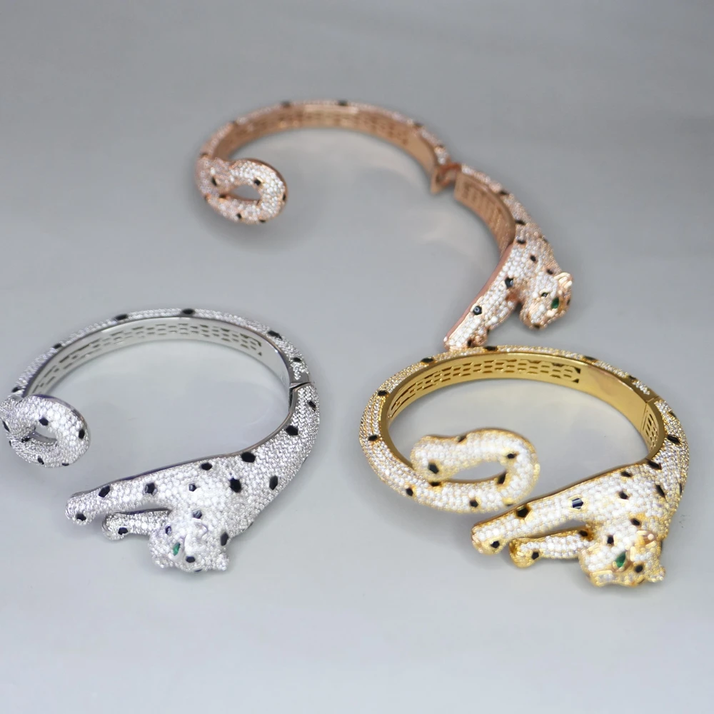 سوار الكفة بنمر الحيوانات للنساء ، بقعة سوداء ، سو...