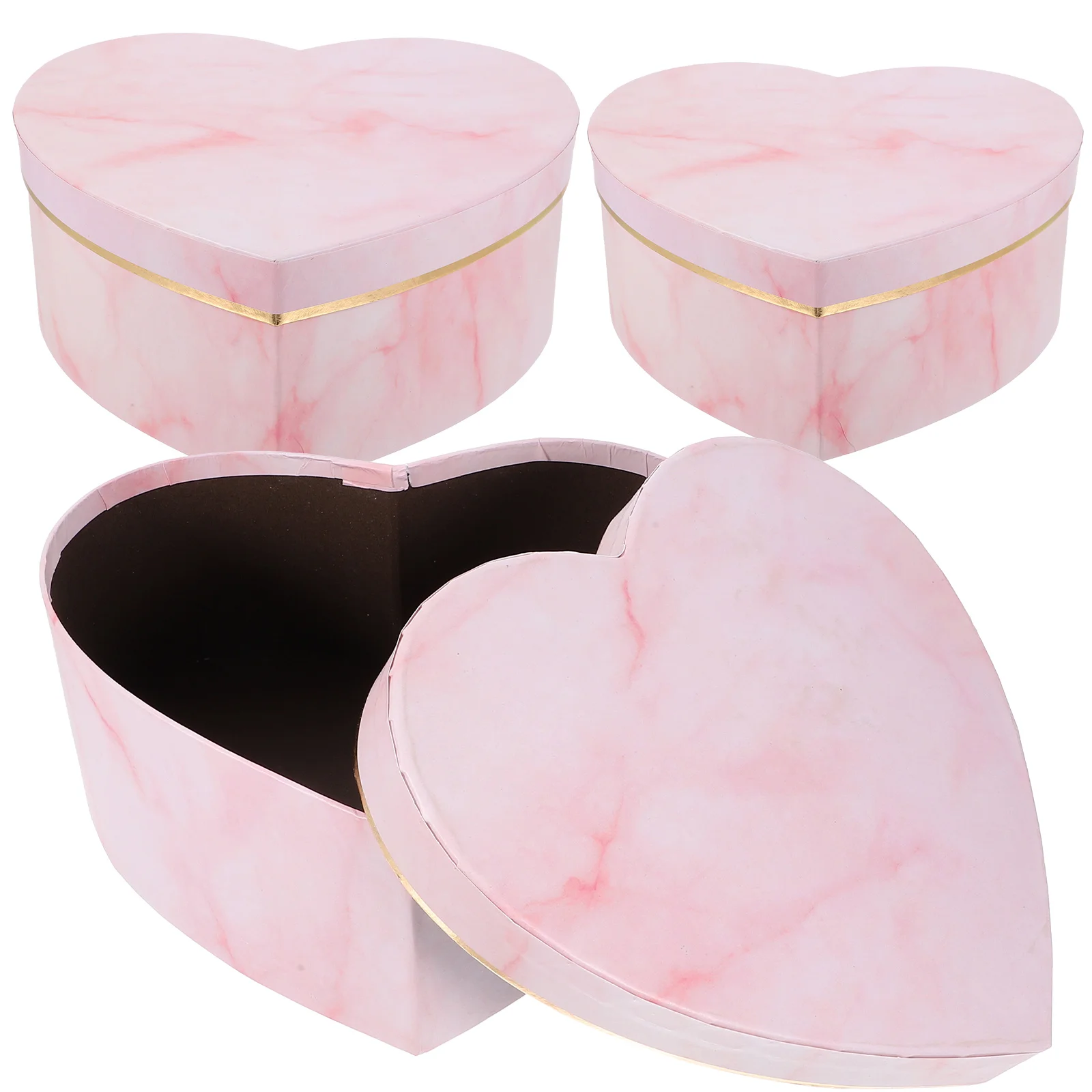 

Heart Shape Gift Boxes Wedding Gift Storage Boxes Paperboard Perfume Packaging Boxes Valentines Day Supplies Random Color