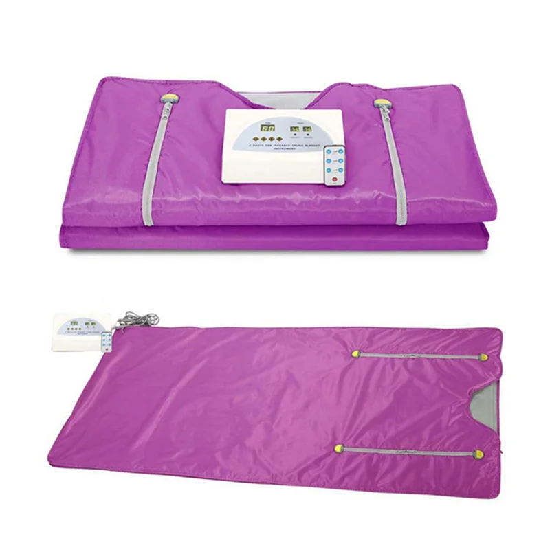 Description Picture 5 of itemFar Infrared Thermal Sauna Blanket 2 Zones For Home/SPA Body Relaxation Detoxification Therapy Machine EU/US Plug