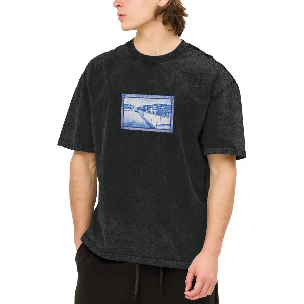Sfd95f63a0d7a41b5ad4839a3e33c7431b Camiseta Oversized Aveiro | Azulejo, Telhas, Paisagem Portugal Vintage Masculina