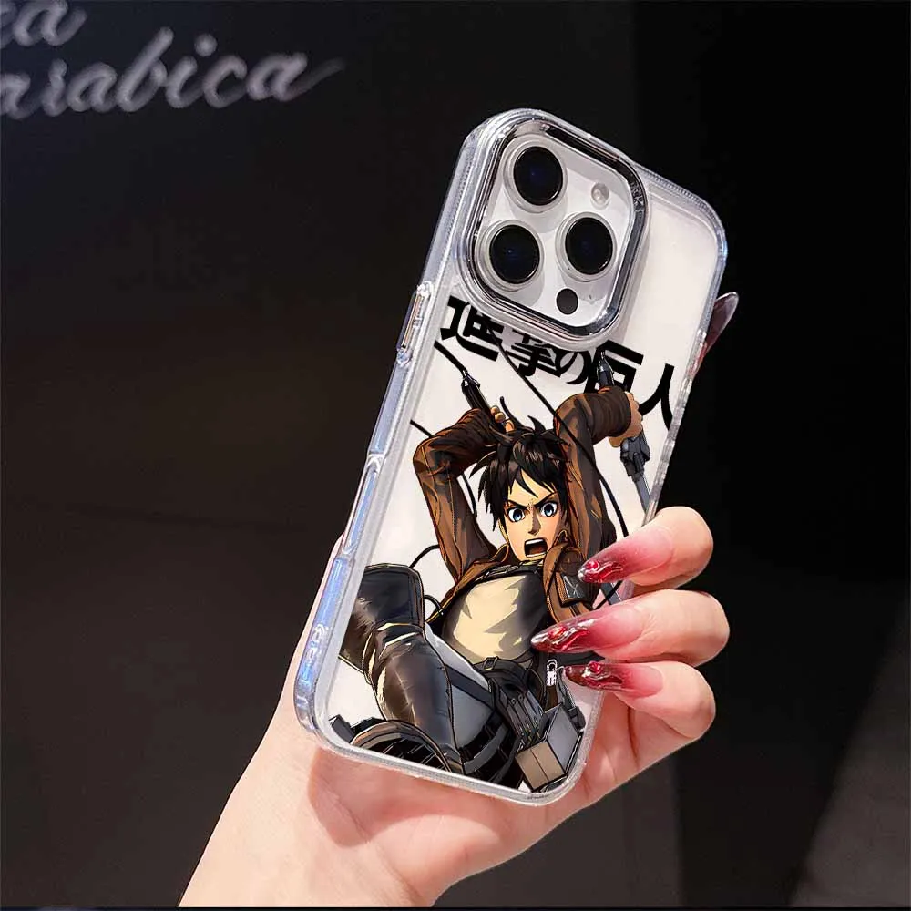 Anime Attack on Titan Transparent Soft Phone Case
