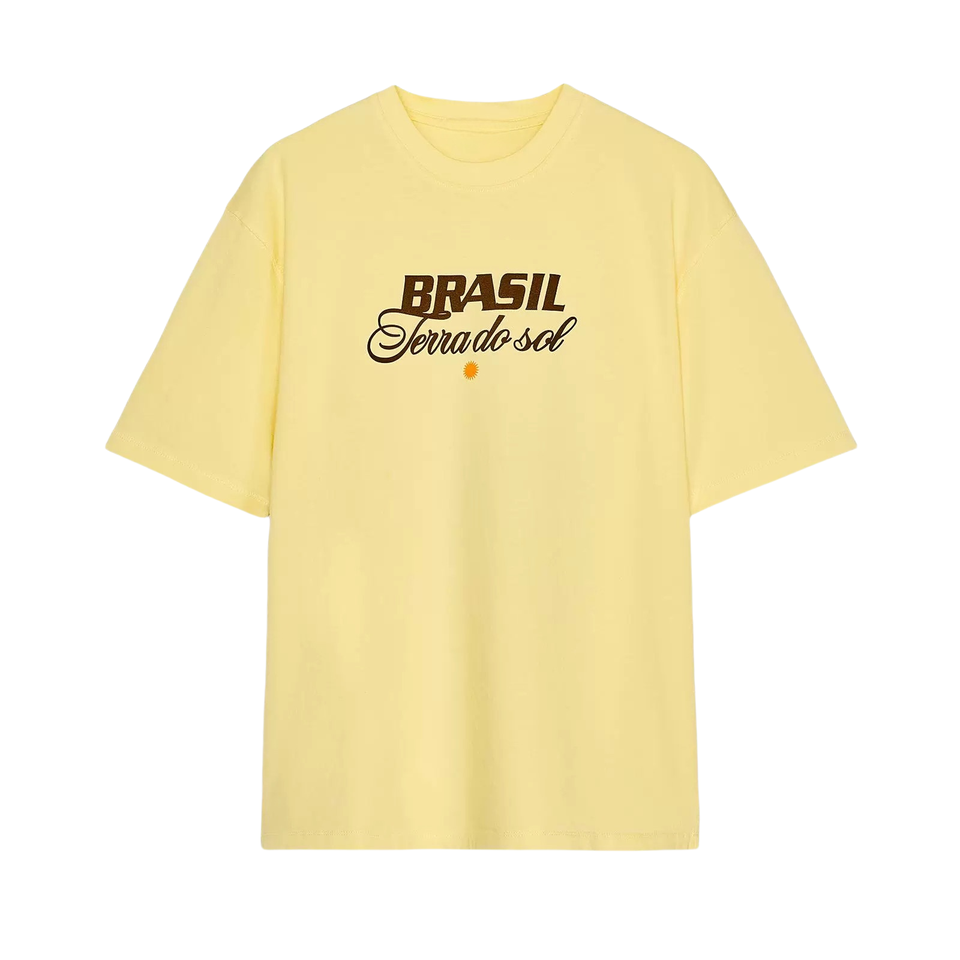 PB&ZA2025 Summer New Arrivals Women's Fashion Casual Letter Printed Straight Round Neck Short Sleeve T-Shirt 5643/310