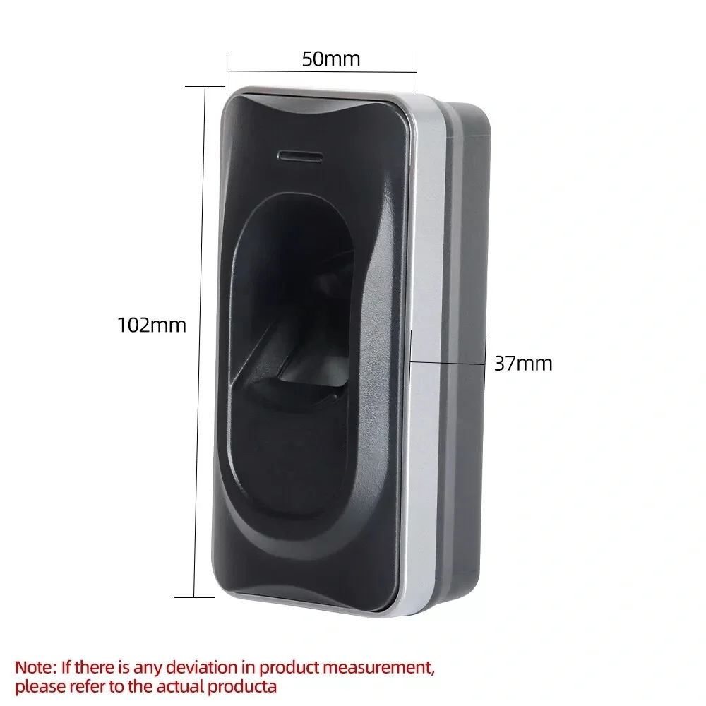 ZK FR1200 IP65 실외 방수 지문 인식기, RS485 생체 인식 슬레이브 스캐너(IC RFID 카드 포함) 출입 통제 시스템용