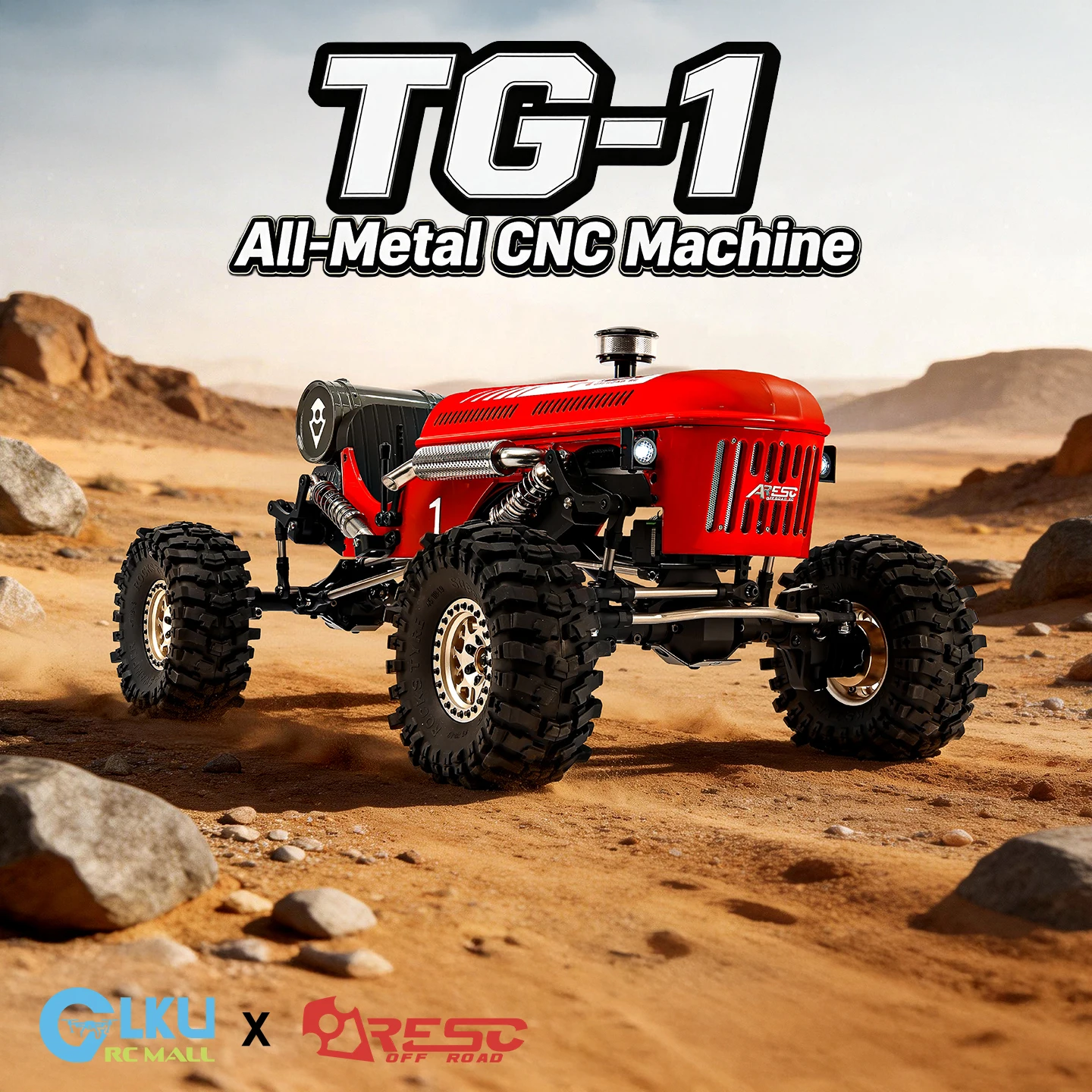 Crawler Buggy RC 1/10 4WD en kit, pièces détachées pour montage tout terrain
