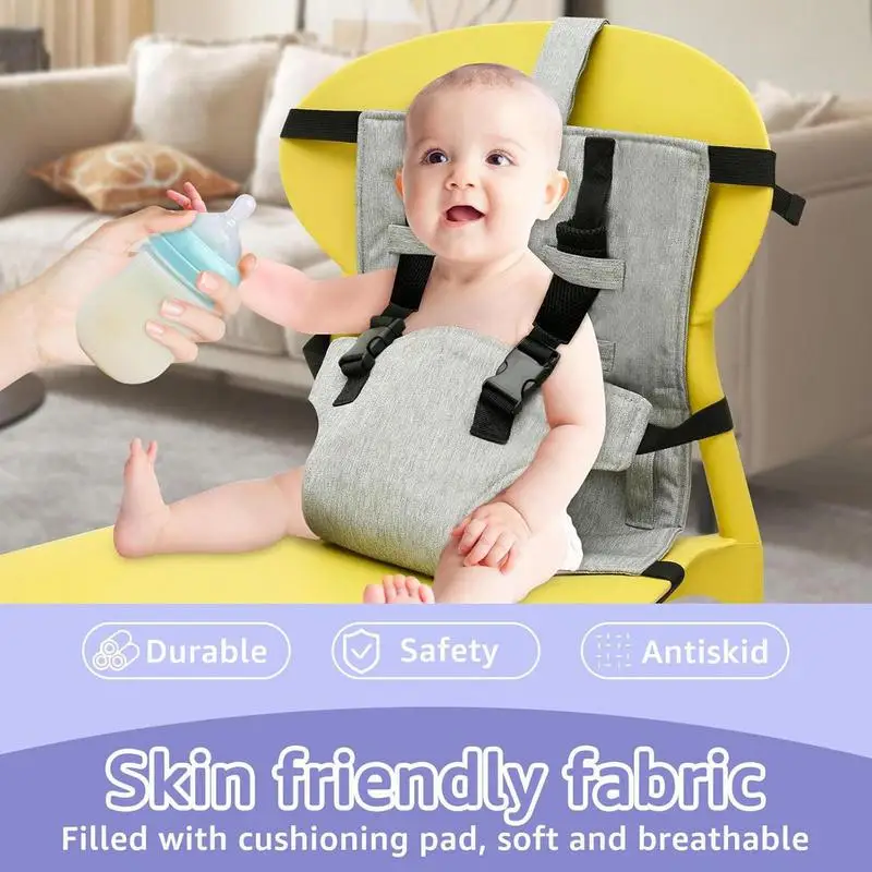 High Chair Safety Straps Safety Belt High Chair Feeding Harness Portable Must-Have Travel Items For Eating Out Travel Vacation