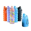 New Portable Silicone Water Bottle Retractable Folding Coffee Bottle Cups E Outdoor Travel Tools Collapsible Sport Bottles
