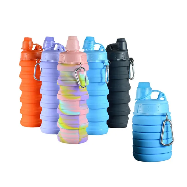 New Portable Silicone Water Bottle Retractable Folding Coffee Bottle Cups E Outdoor Travel Tools Collapsible Sport Bottles New Portable Silicone Water Bottle Retractable Folding Coffee Bottle Cups E Outdoor Travel Tools Collapsible Sport Bottles