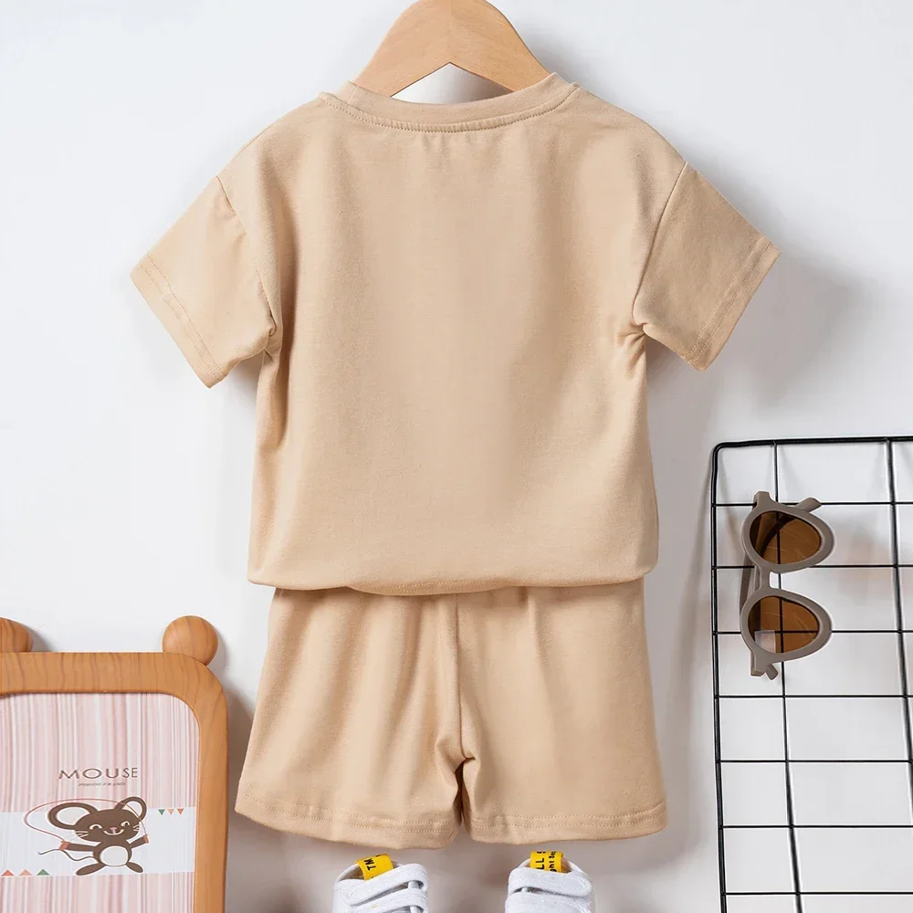 Girls’ Daisy Embroidered Summer Suit 2