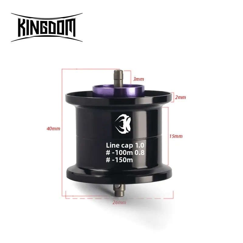 Kingdom Fishing Reel Micro Monster Pro Shallow Spool Aluminum