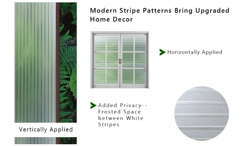 Description Picture 6 of itemWindow Privacy Film Frosted Window Film Decorative Window Stickers Opaque Static Stickers Thermal Insulation Sun Shading Window