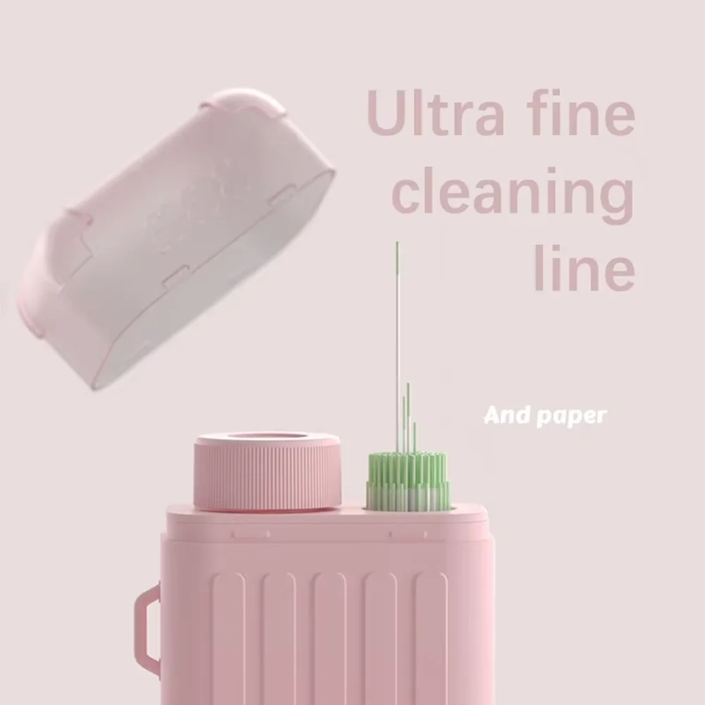 Disposable Ear Piercing Cleaner Set with Cleaning Line Deodorizing Moisturizing Cleaning Liquid Professional Ear Piercing Care