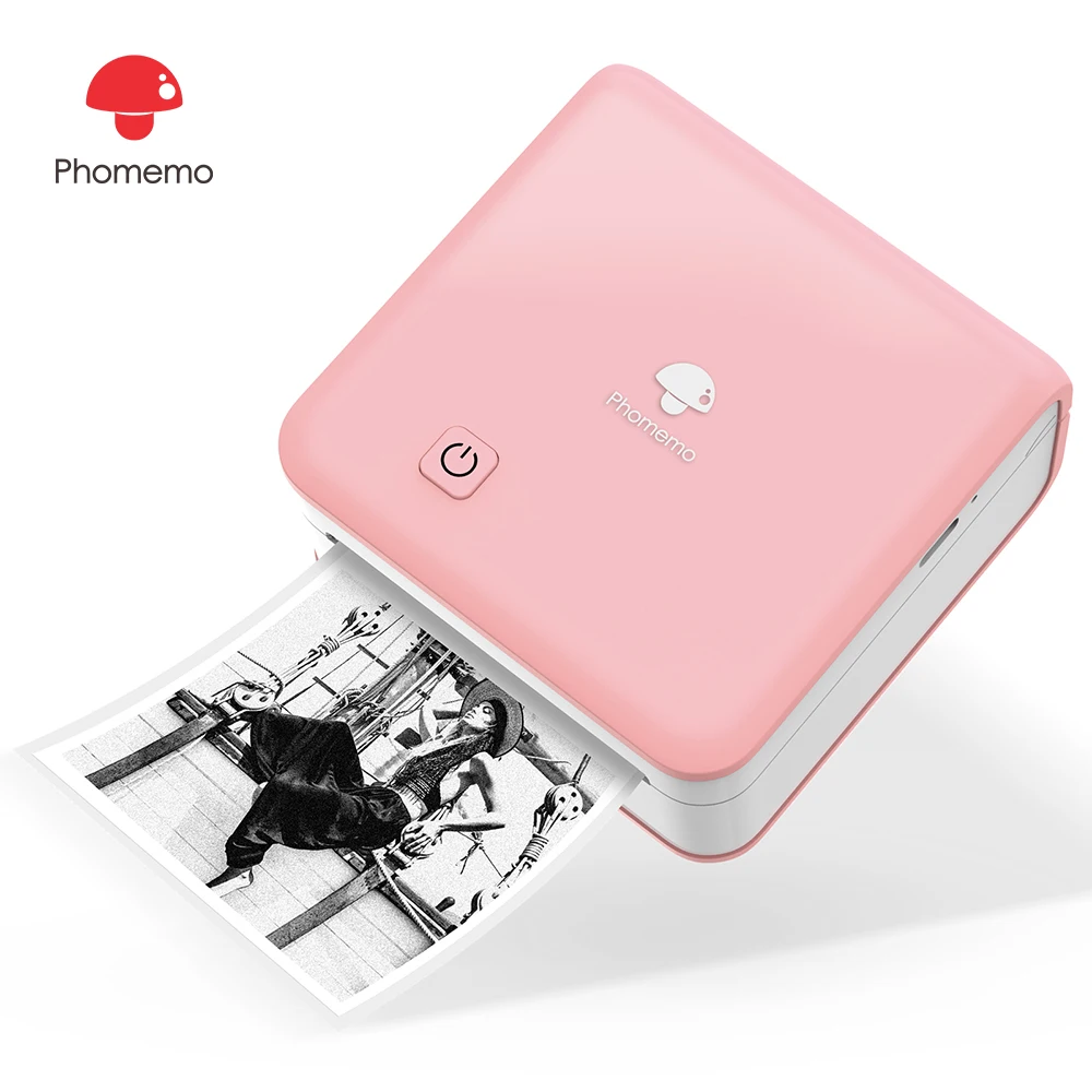 

Phomemo M02 Pro Mini Thermal Bluetooth Inkless Compatible 53/15/25mm Pocket Printer For Kids Gift