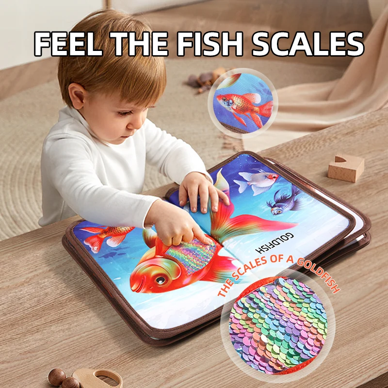 Cognitive and tactile training for children's touch books in early education 3